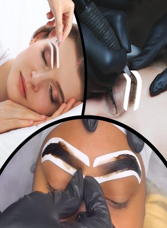 ROBOHOOK 24 Pairs Eye Brow Stencils for Women,Disposable Eyebrow Tape,3 Eyebrow Shapes,Suitable for Dyeing,Makeup,and Airbrush Coloring - Image 5